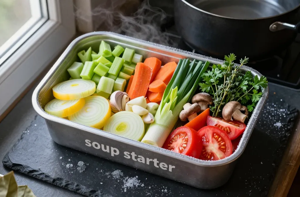 Viral Guide 10 Essential Vegetables for a "Soup Starter" Container