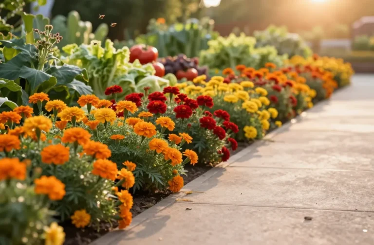 12 Summer Marigold Borders That Repel Bugs and Wow