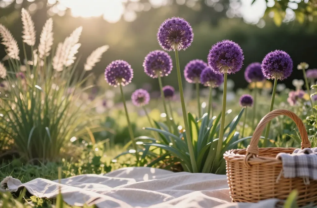 Steal This Look 15 Late Spring Allium Globes for Dramatic Picnic Height