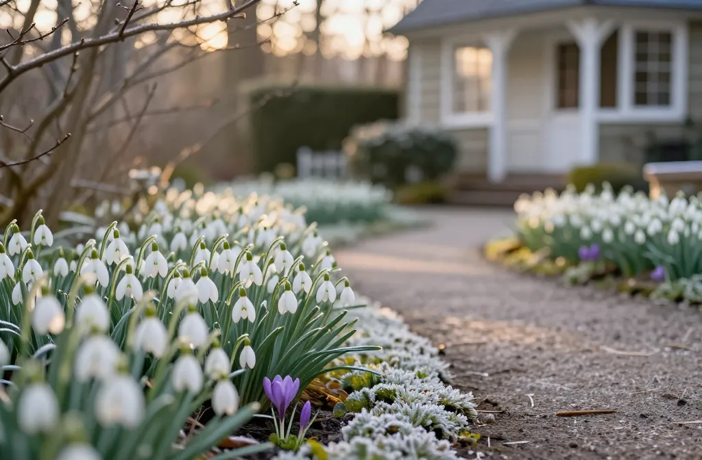 Bloom Fast 12 Spring Snowdrop Clusters for Early-Season Freshness