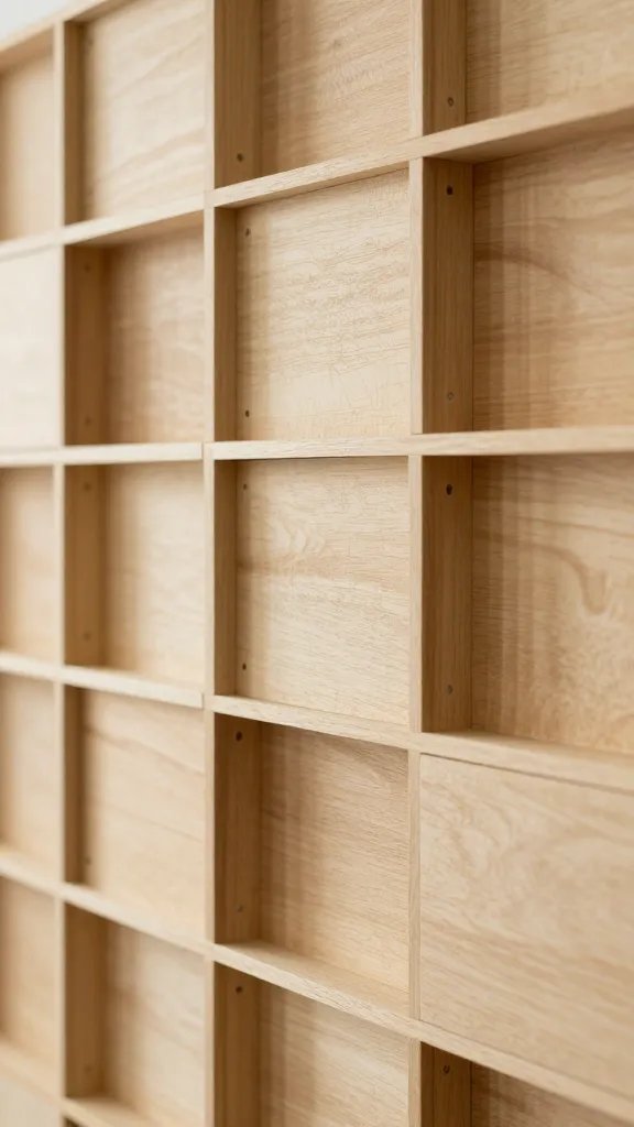 closeup of modular living wall backing panel on studs