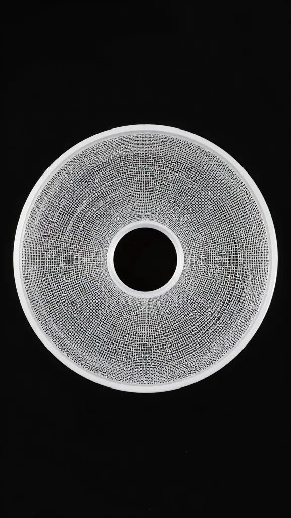 single mesh screen circle sized for pot drainage hole