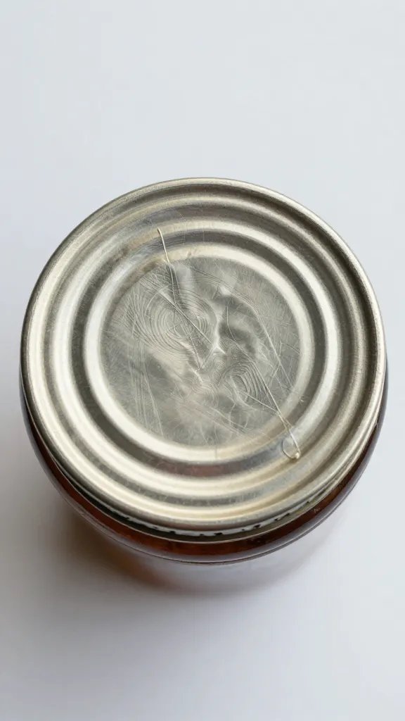 warped metal lid causing leaking seal on jar rim