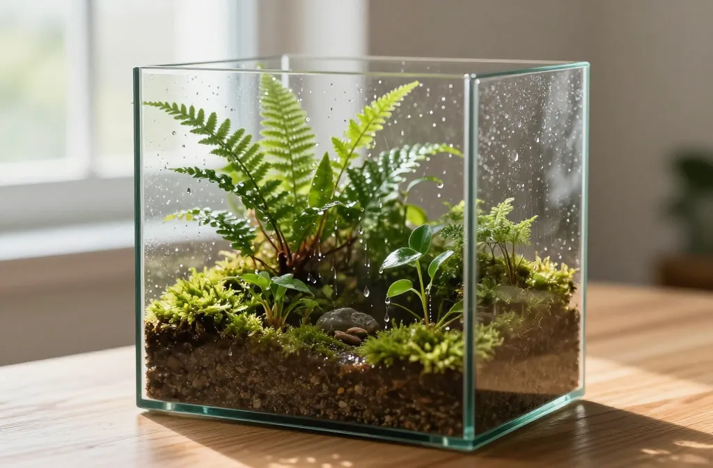 The Terrarium Water Cycle Explained: Why Closed Terrariums Are Basically Self-Watering