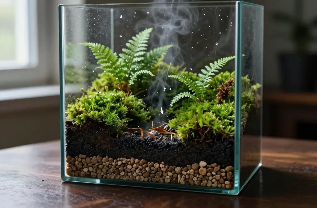 What the Terrarium Drainage Layer Actually Does (Most Guides Get This Wrong)