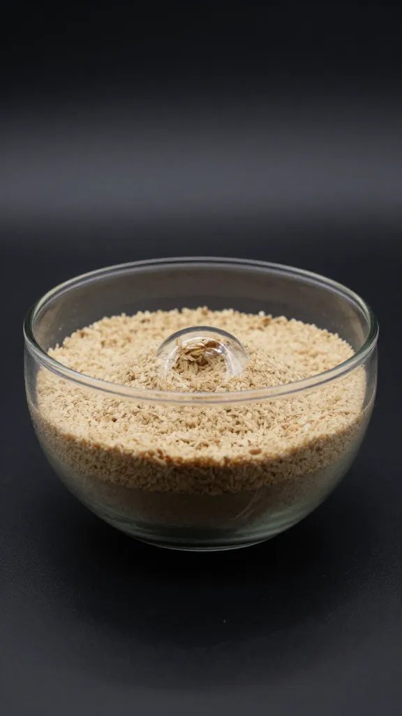 single drainage hole-less glass bowl with layered substrate