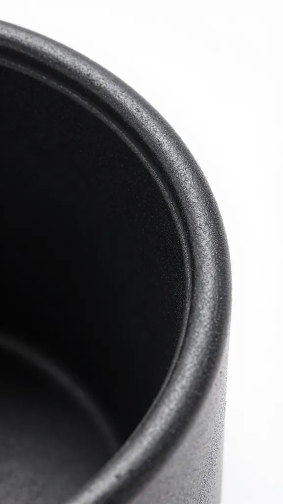 Closeup of snug watertight liner rim detail