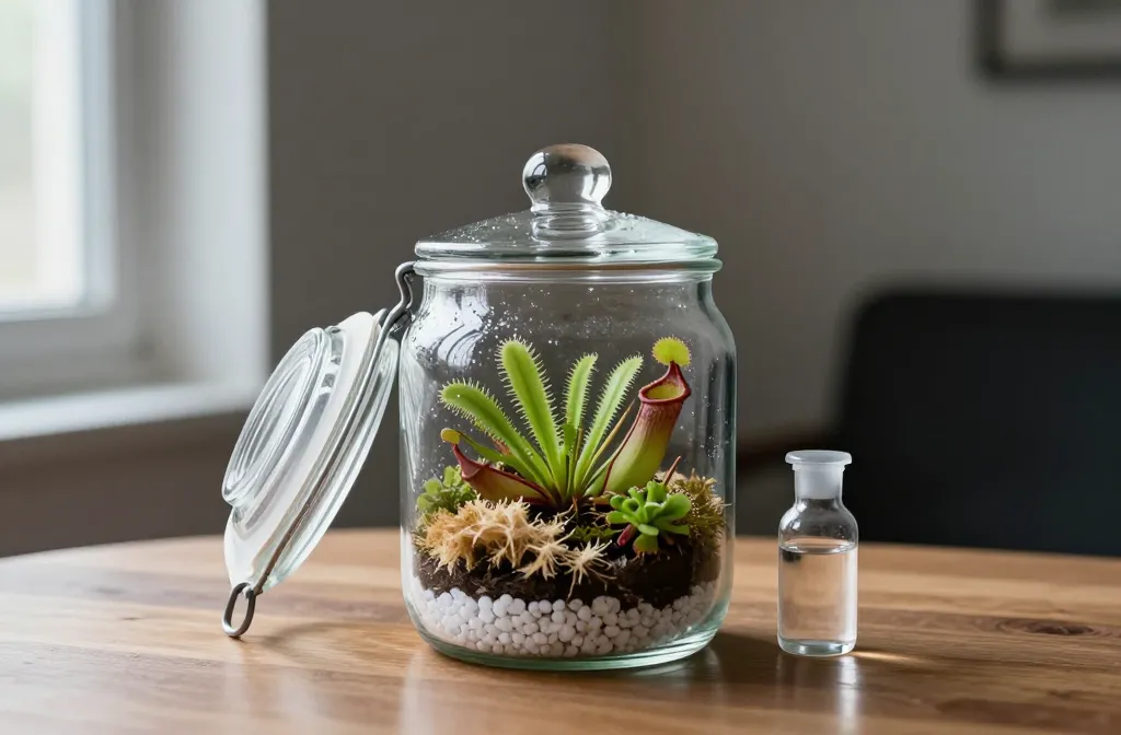 The Secret to How to Build a Carnivorous Plant Terrarium — Substrate, Water Source and Feeding Protocol