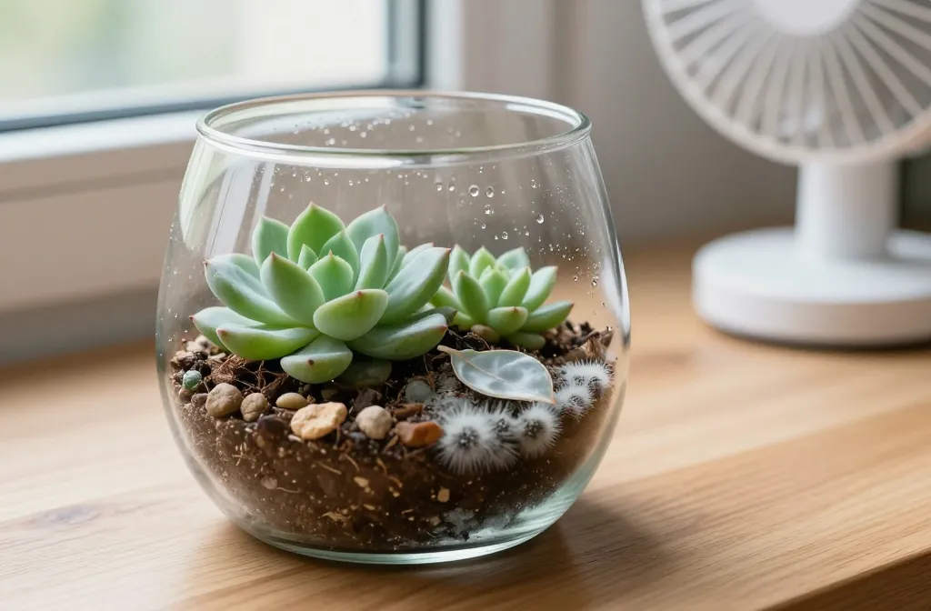 Stop the Fuzz: Mold in a Succulent Terrarium — Causes, the 40% Rule and When to Start Over