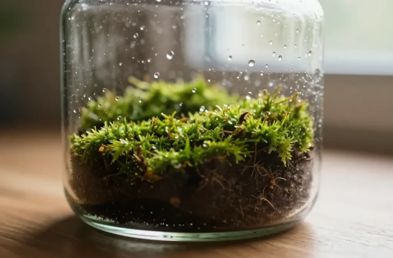 How a Closed Moss Terrarium Creates Its Own Water Cycle Magic