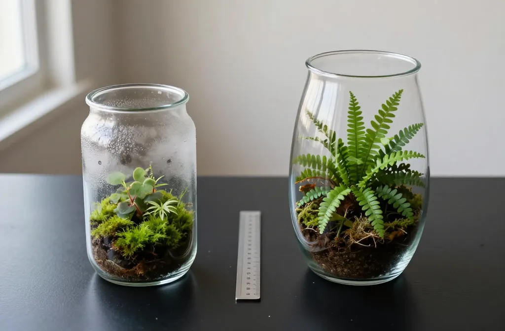 Open Vs Closed Terrarium Containers — How Mouth Width Determines Plant Survival Secrets