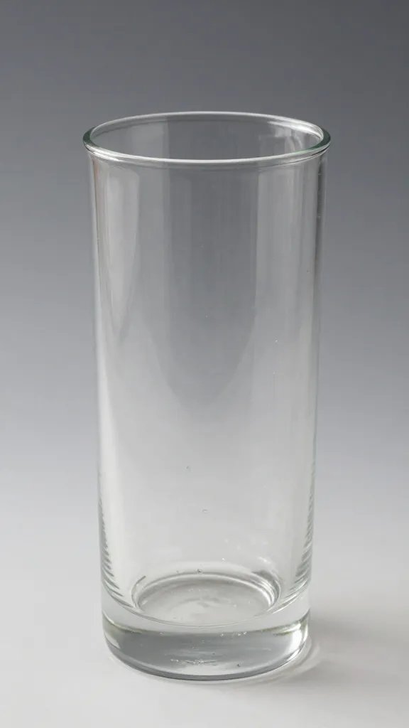 wide-mouth glass vase showing minimal condensation beads