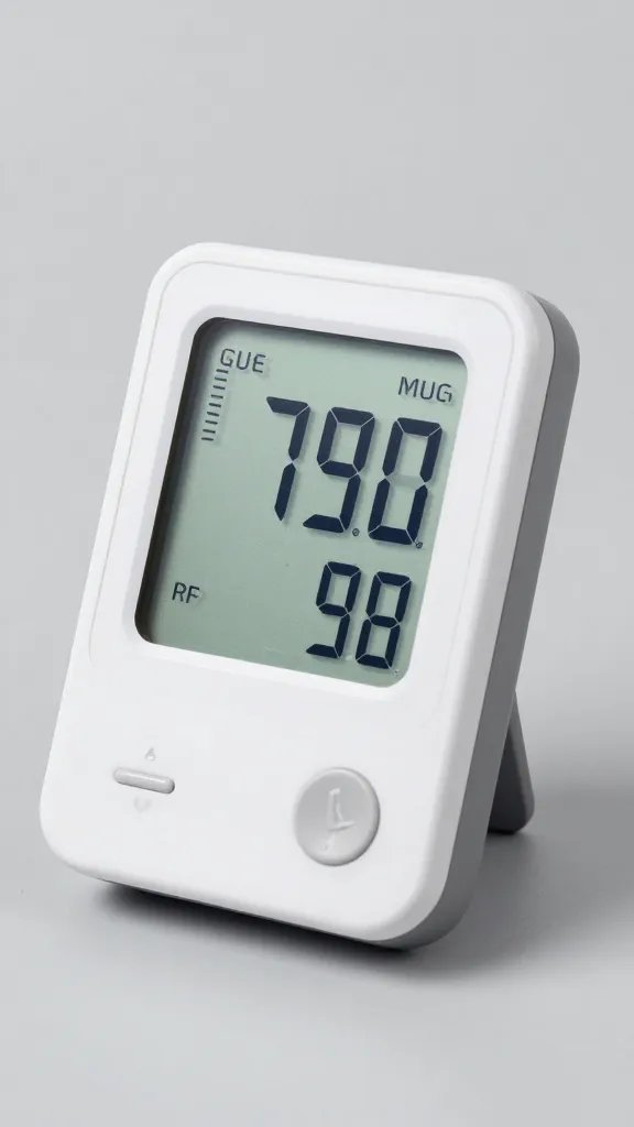 hygrometer reading high humidity beside narrow-mouth terrarium rim