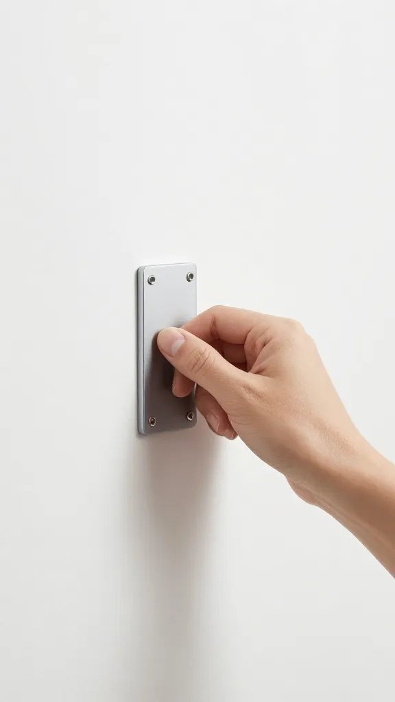 hand rotating one living wall panel bracket