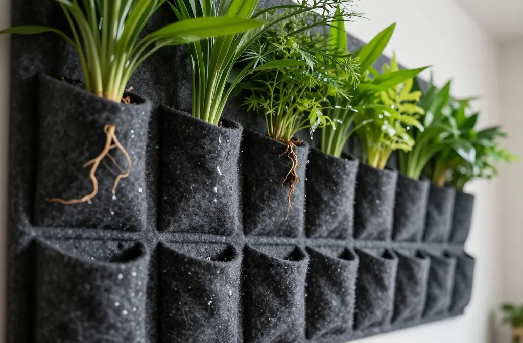 The Secret Behind How Felt Panel Living Walls Work — Water Distribution, Root Competition and Long-Term Health