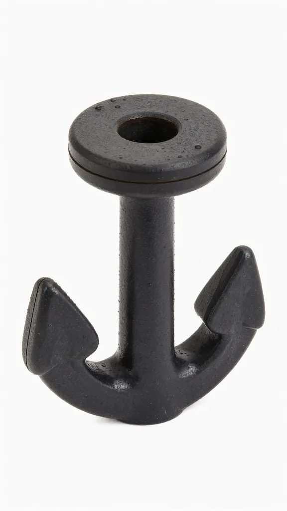 single stud anchor with neoprene washer installed