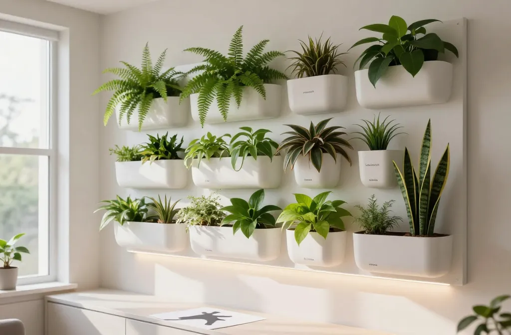 Smart Secrets: How to Select Plants for an Indoor Living Wall — Light Class, Root Depth and Weight Per Module
