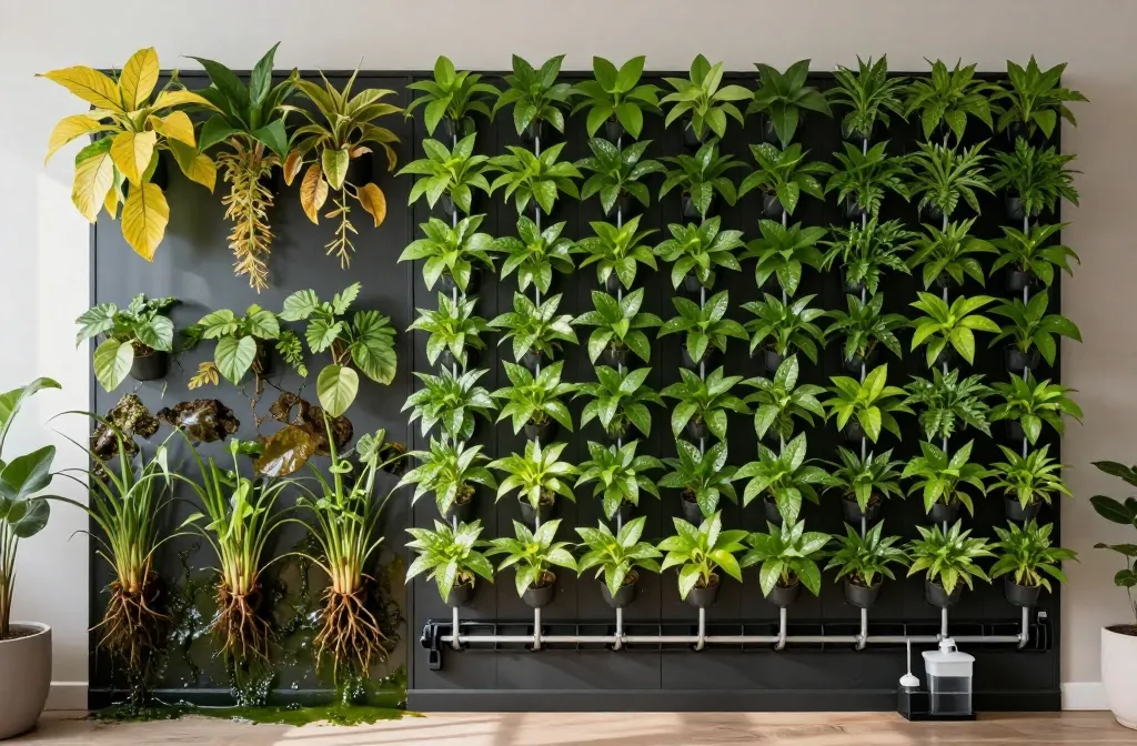 Why Most Indoor Living Walls Fail Within a Year — the Watering System Mistake Nobody Warns About