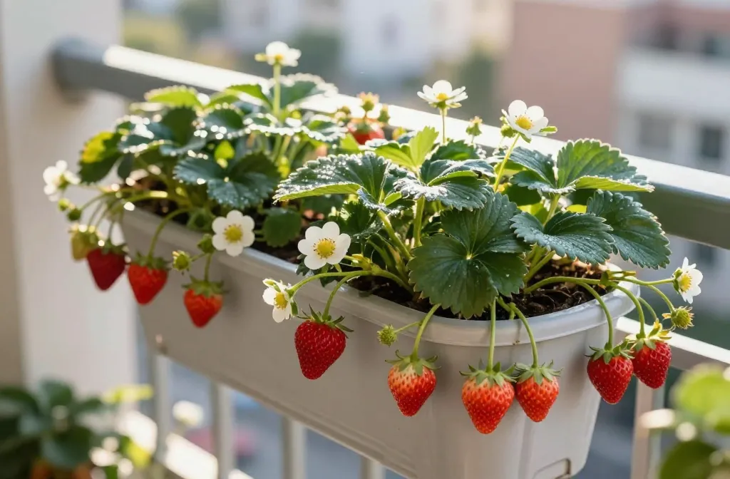 The Secret to How to Grow Strawberries in Hanging Baskets — Variety Selection, Feeding and Runner Management
