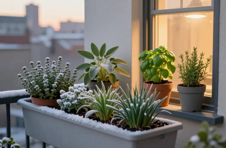 The Secret to How to Grow Herbs on a Balcony Year-Round — Which Survive Winter, Which Need to Come Inside