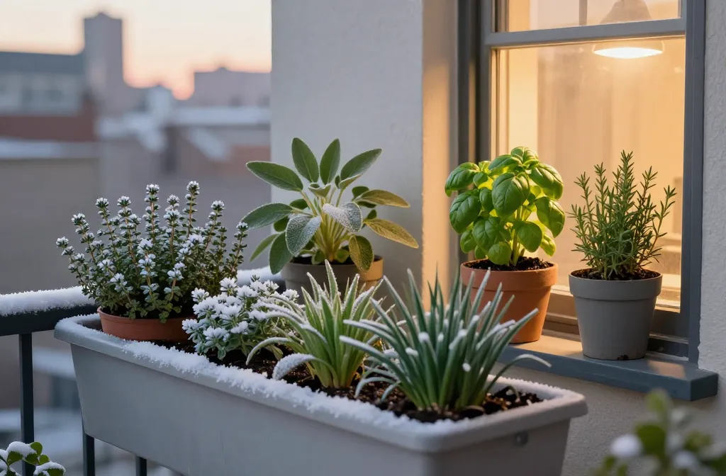 The Secret to How to Grow Herbs on a Balcony Year-Round — Which Survive Winter, Which Need to Come Inside