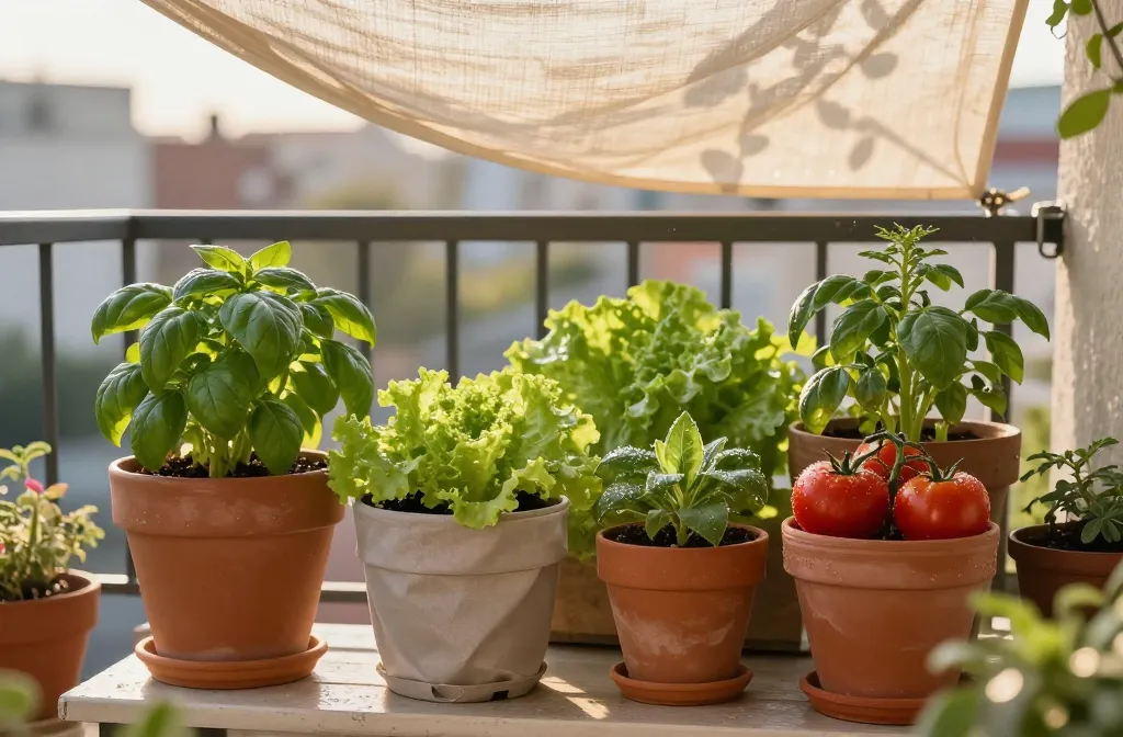 The Secret to How to Keep Balcony Plants Alive in a Heatwave — Shade Cloth, Watering Timing and Pot Material
