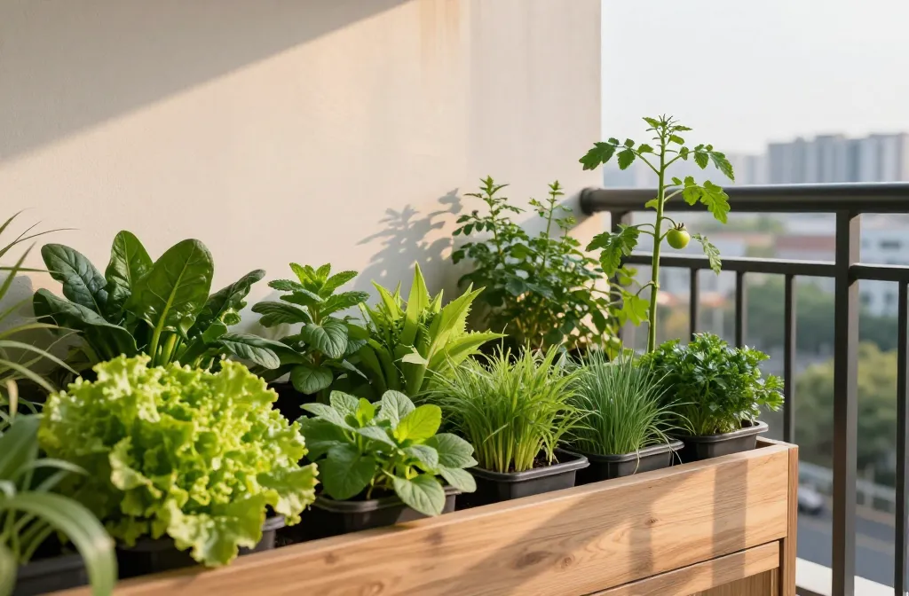 How to Grow Edible Plants on a North-Facing Balcony — What Actually Produces and What Wastes Space Faster Results, Zero Guesswork