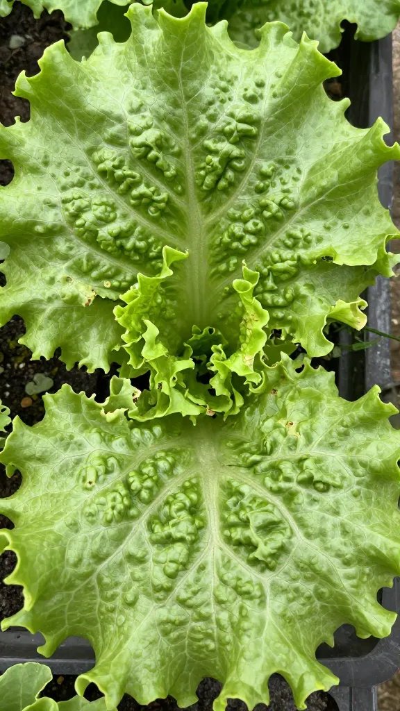 single lettuce seedling wilted leaves, sun-scorched