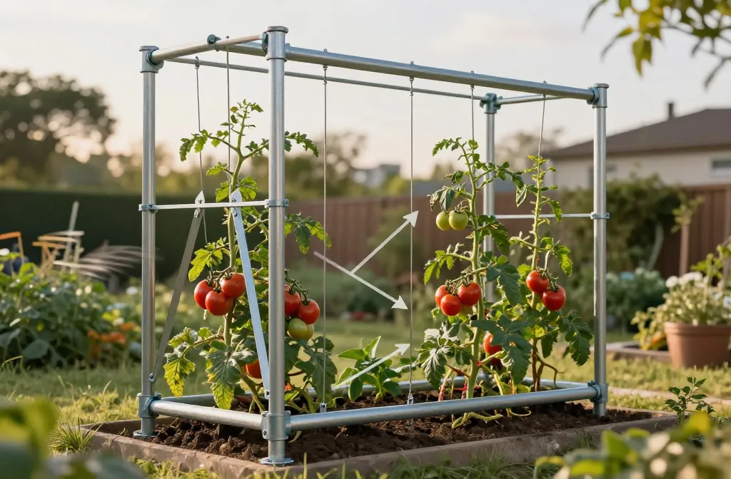 The Secret to How a Vertical Trellis System Actually Works — Load, Anchoring and Plant Weight Over Time