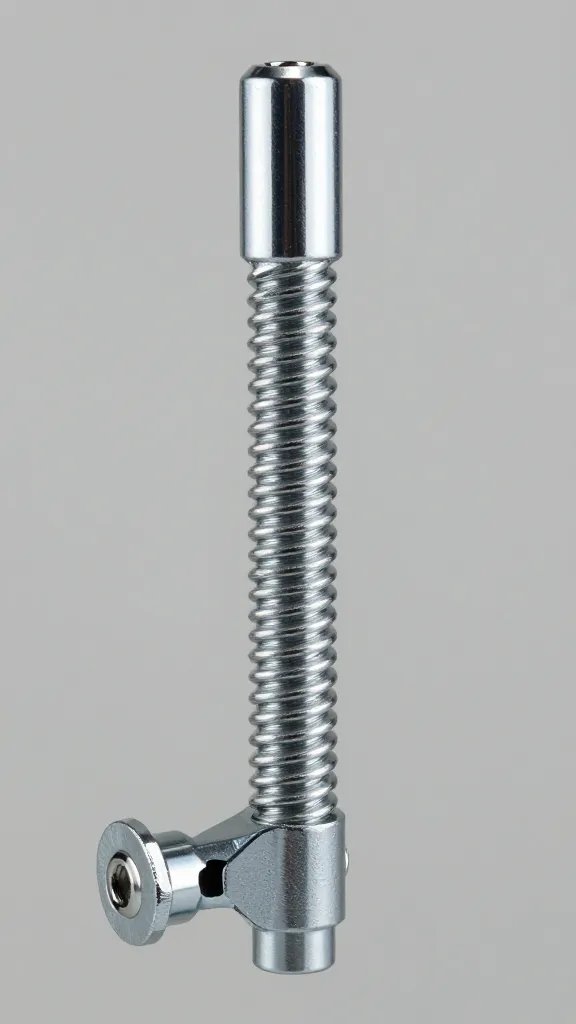 turnbuckle adjusting trellis tension, stainless, macro