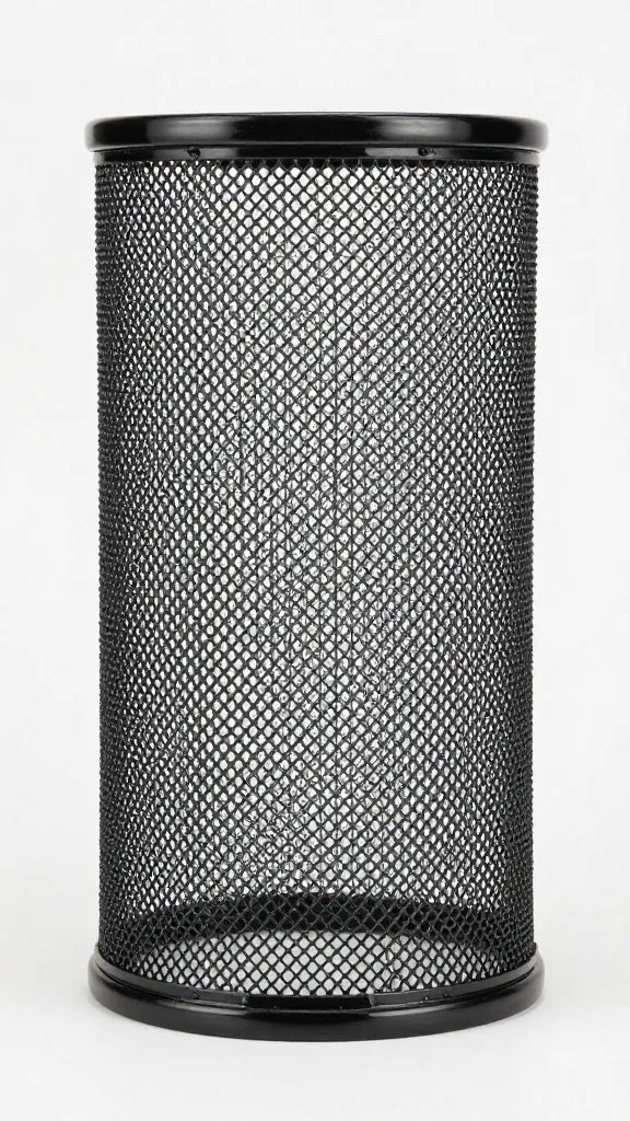 single mint cutting in mesh root barrier sleeve