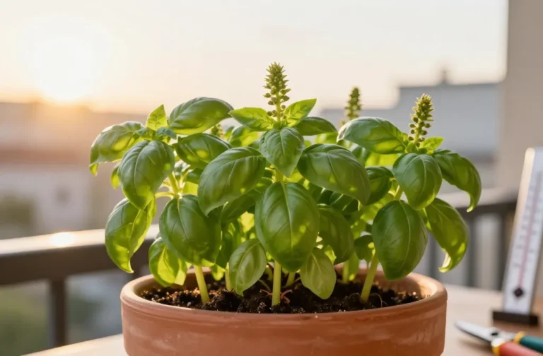 Why Your Basil Bolts Before You Can Use It — Day Length, Temperature and the Pinching Technique Secrets