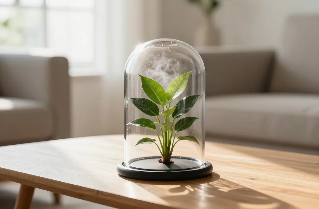 Using a Cloche As a Temporary Terrarium — When It Works and When Plants Cook Under Glass