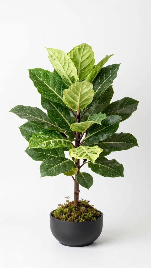 single fittonia cluster defining terrarium foreground plane