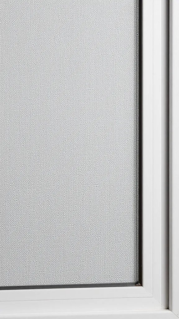 clean fiberglass window screen cut to tank size, detail