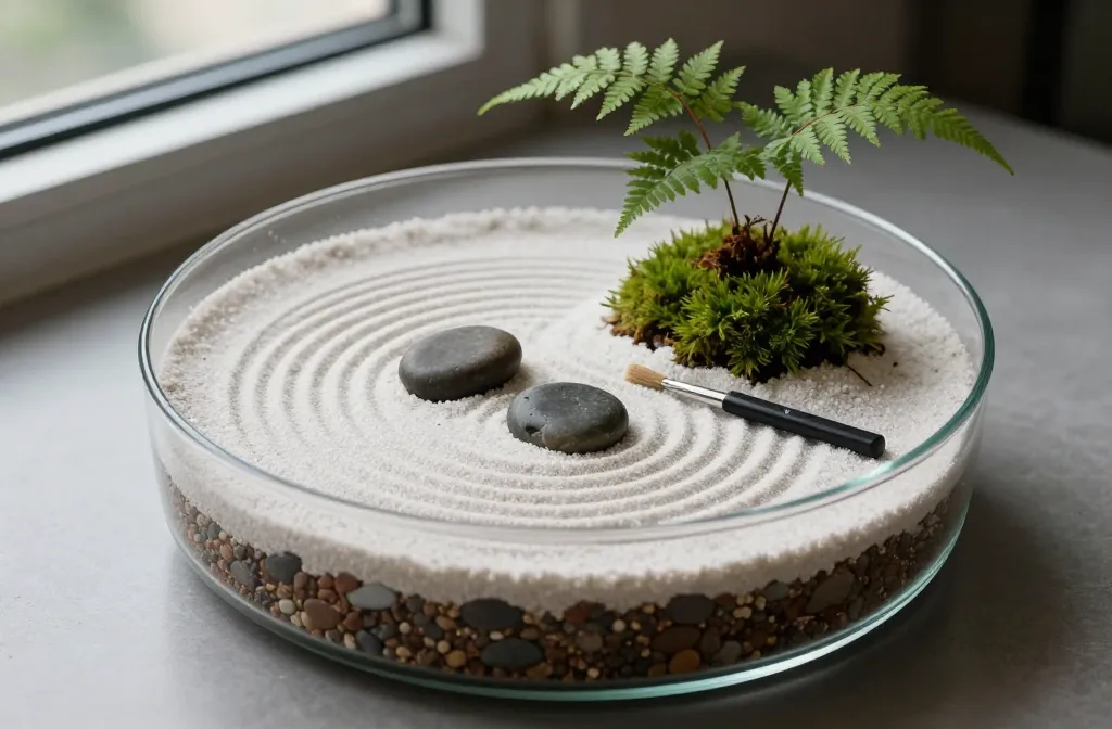 The Secret to How to Build a Miniature Zen Garden Terrarium — Sand Planting, Root Isolation and Watering Precision
