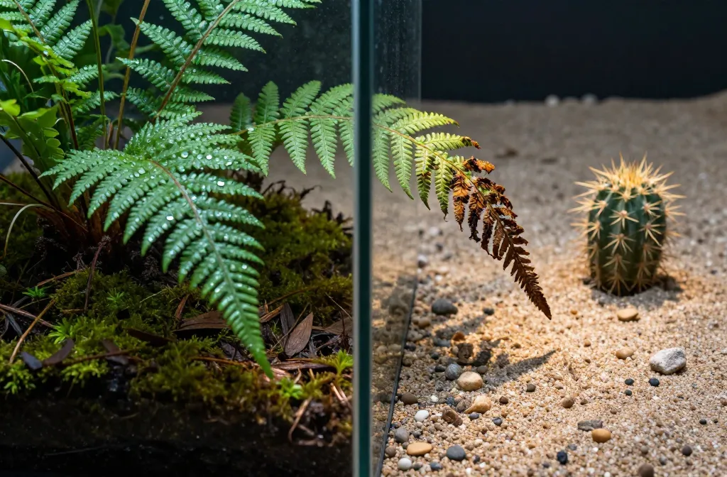 Why Woodland Plants Fail in a Desert Terrarium — the Humidity, Ph and Substrate Mismatch Explained