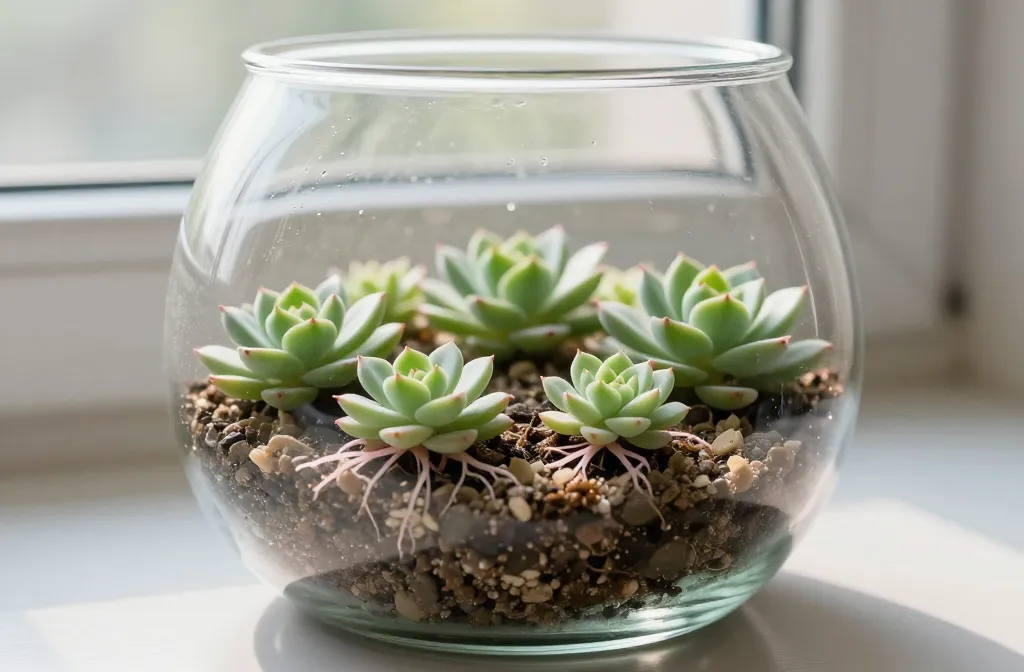 How to Propagate Succulents From Leaf Cuttings Inside a Terrarium Fast