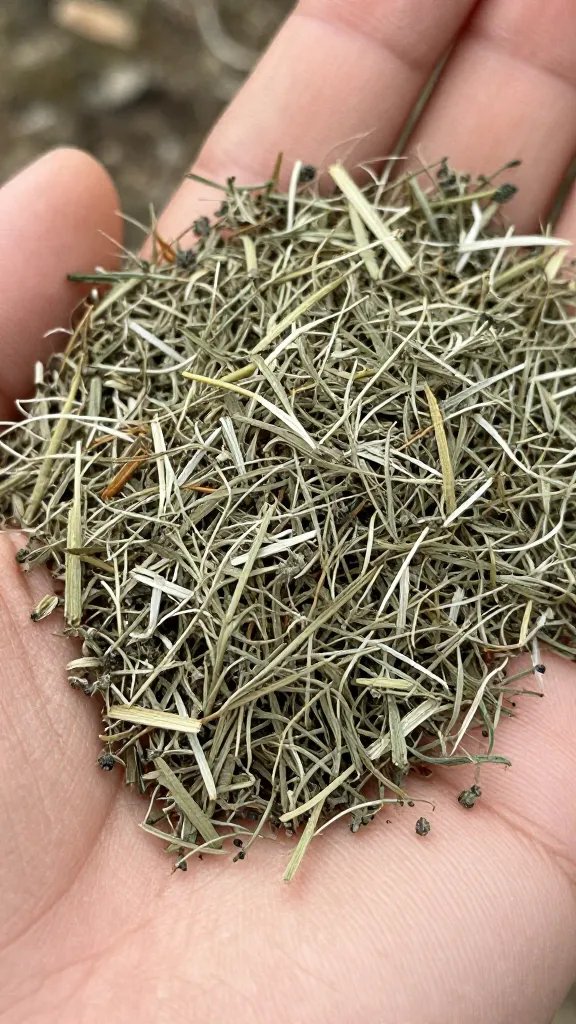 single handful of dry long-fiber sphagnum, macro detail