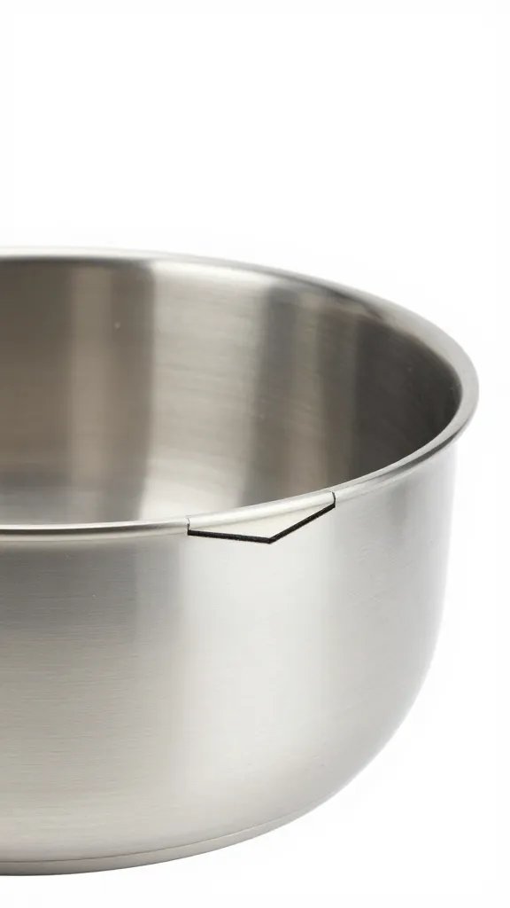 cross-section pot rim showing perched water line