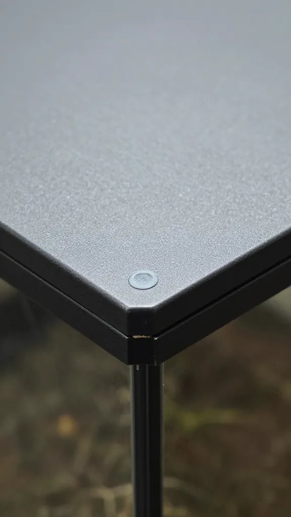 closeup of small vent gap on terrarium lid
