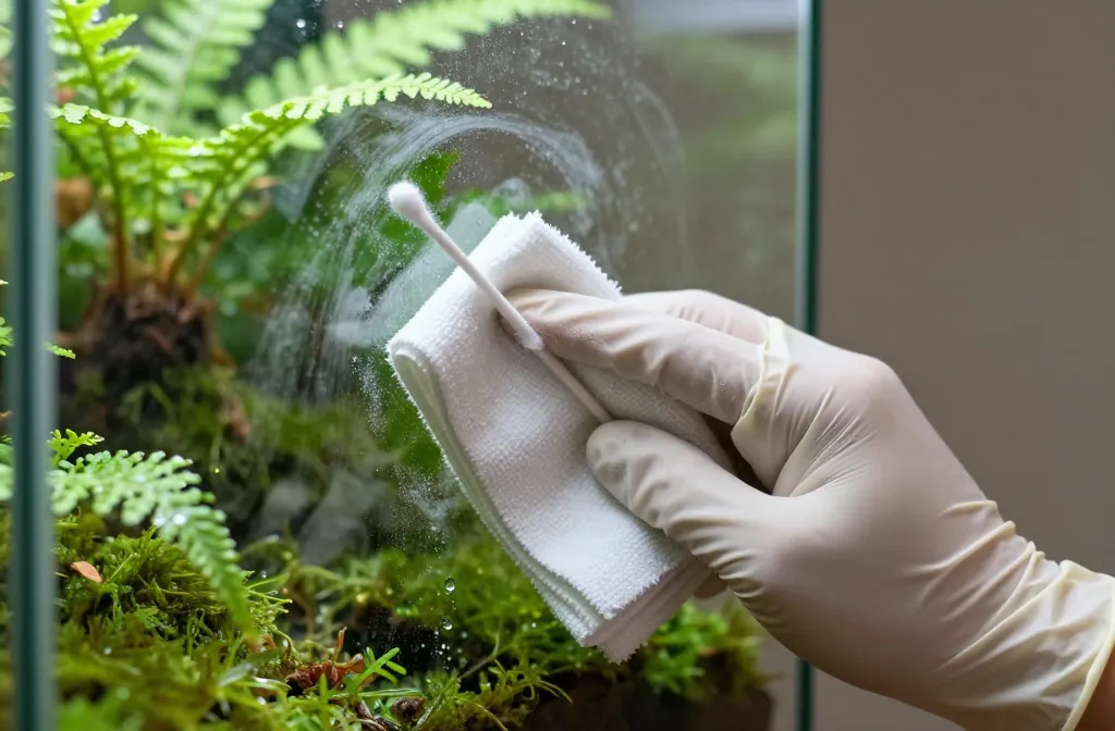 The Secret to How to Clean a Glass Terrarium Without Disturbing the Plants — Residue, Algae and Mineral Deposits Fast