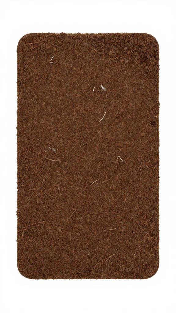 single hypnum mat on moistened sphagnum layer