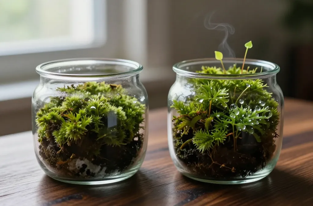 The Difference Between Preserved Moss and Live Moss in a Terrarium — Humidity, Longevity and Failure Modes Explained