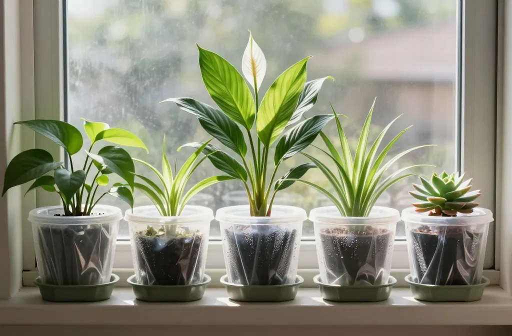 The Secret to How to Keep Houseplants Alive While on Vacation — the Covered-Container Method and Its Limits Unpacked