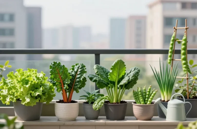 Experts Reveal 6 Vegetables That Actually Produce on a Shaded Balcony