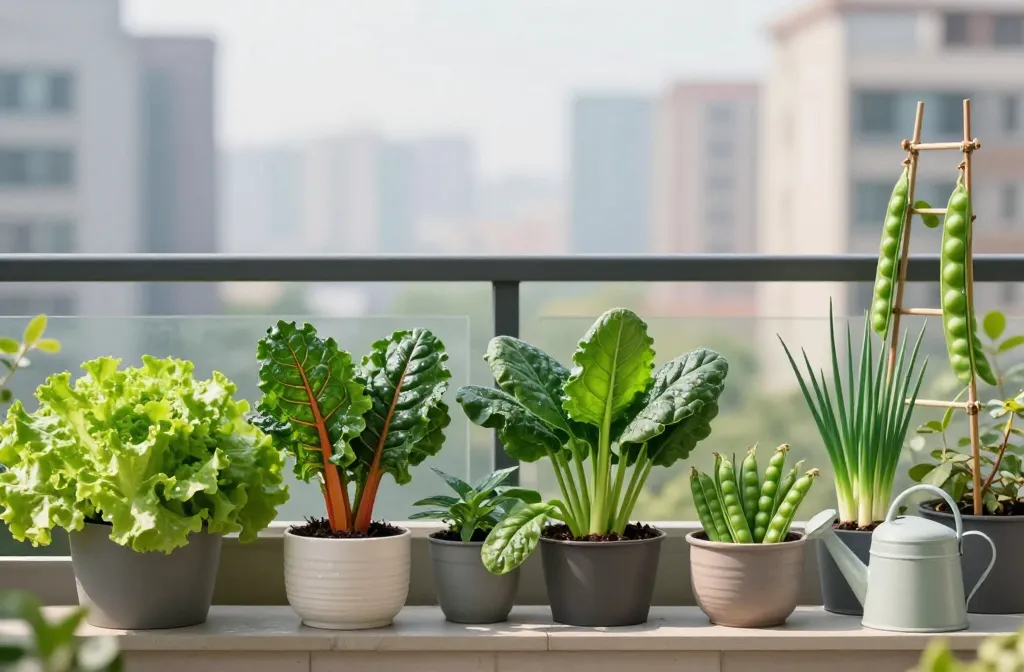 Experts Reveal 6 Vegetables That Actually Produce on a Shaded Balcony