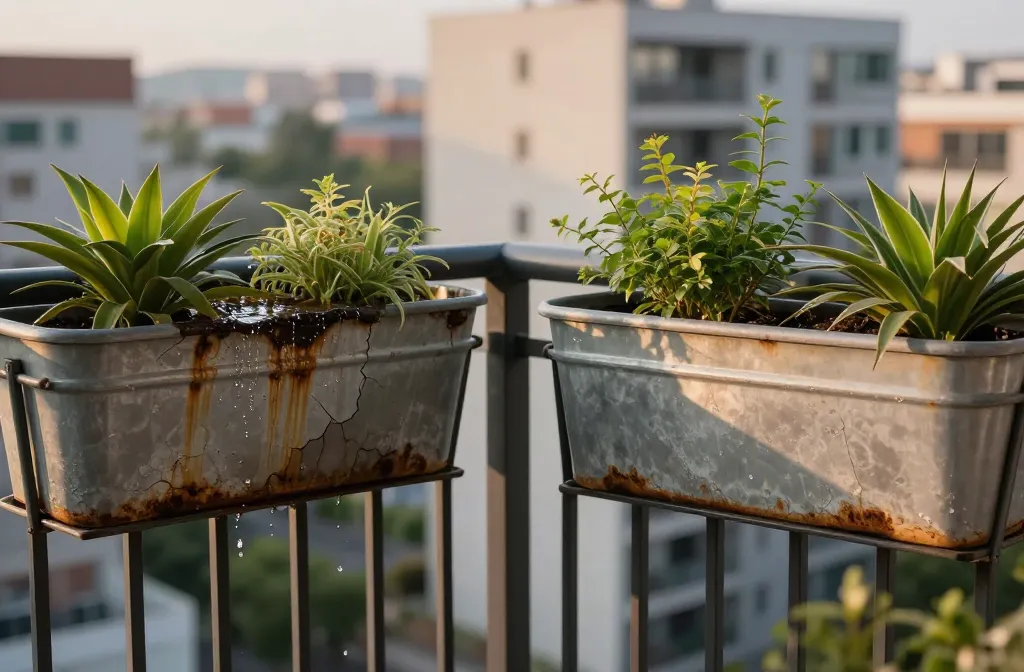 Stop These 5 Railing Planter Mistakes That Damage Balcony Structures