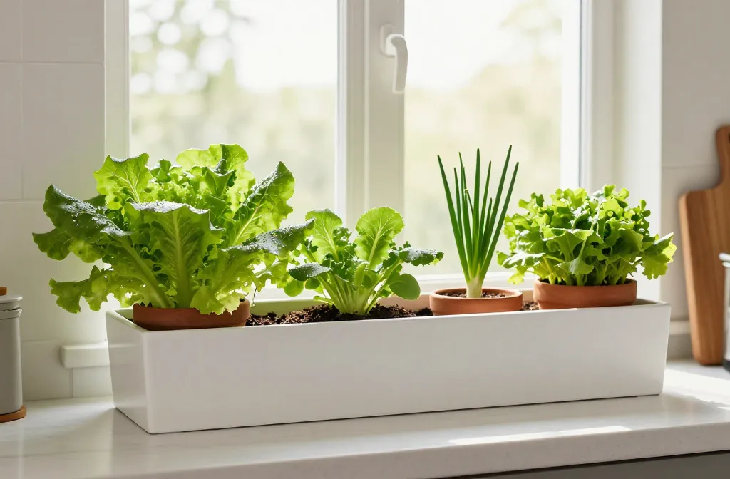 Grow Fresh Inside 7 Vegetables You Can Actually Harvest From a Windowsill Container