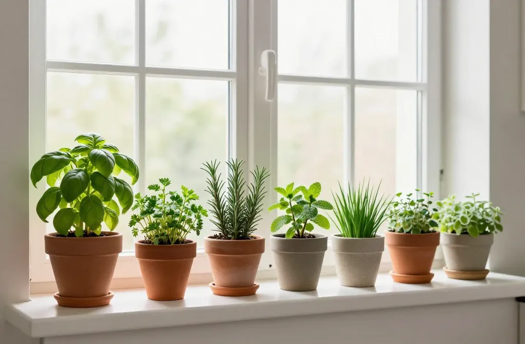8 Herbs That Thrive in Small Pots on a Windowsill — Ranked by Light Requirement Cheat Sheet
